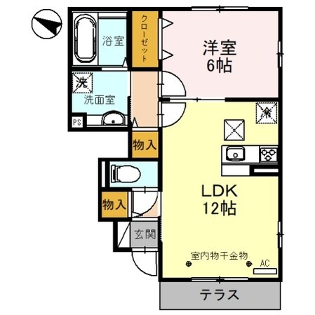 ラフィネの物件間取画像